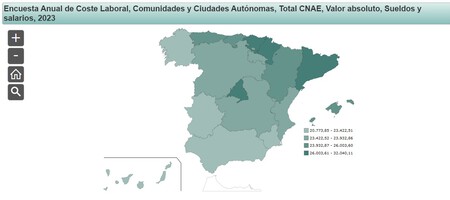Mapa Sueldos