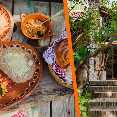 Descubre un paraíso en Hidalgo rodeado de naturaleza y cultura Otomí: un manantial rodeado de cabañas y mucha comida 