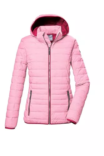 G.I.G.A. DX Mujer Chaqueta acolchada con capucha con cremallera GS 63 WMN QLTD JCKT_Uyaka, pink, 44, 43053-000