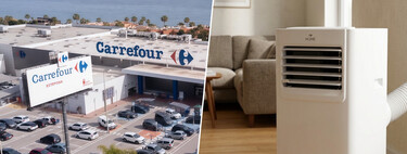 Carrefour vende un aire acondicionado portátil por menos de 250 euros ideal para refrescar dormitorios pequeños 