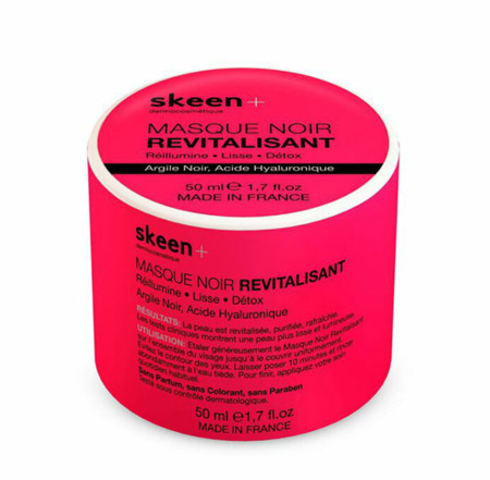 Skeen + presenta su mascarilla de arcilla negra y ácido hialurónico