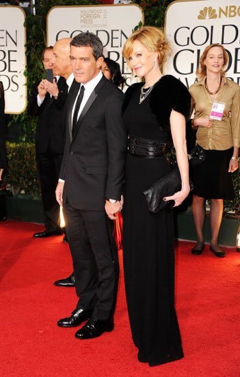 Antonio Banderas de Dior Homme en los Globos de Oro 2012