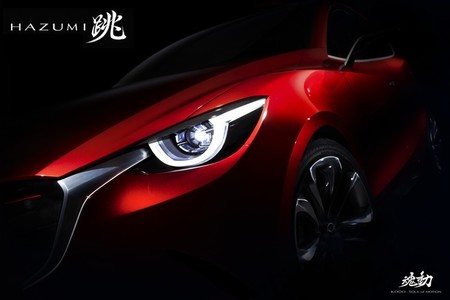 Mazda Hazumi, el prototipo de un próximo subcompacto, preparado para tomar Ginebra