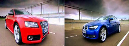 Seguimos con el pique: Audi S5 contra BMW 335i en Fifth Gear