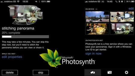 Photosynth, creando y compartiendo panorámicas interactivas desde iOS