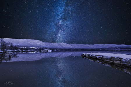 La Vía Láctea en el cielo infinito de Noruega capturada por Sondre Eriksen