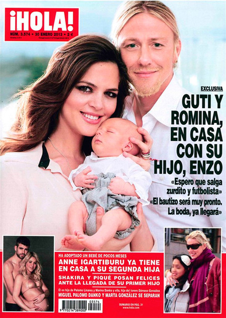 Exclusivón al canto: Guti y Romina presentan criatura