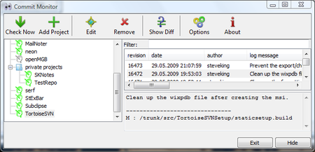 CommitMonitor, una sencilla aplicación para estar atento a cada nuevo commit en el repositorio