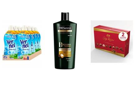 Ofertas del día con descuentos del 20% en Amazon de artículos de uso diario como champú Tresemme o suavizante Vernel