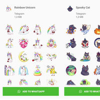 Telegram publica 20 paquetes de stickers... ¡para WhatsApp!