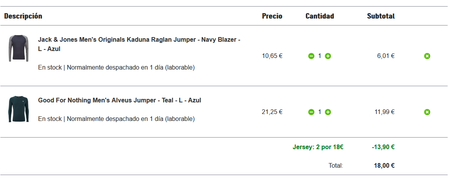 Esta oferta de Zavvi es tremenda: 2 jerseys por 18 euros. Atención que finaliza el 10 de abril