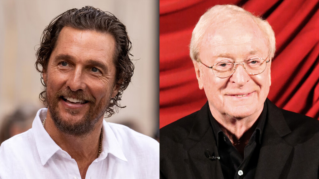 Matthew McConaughey y Michael Caine abrazan la IA, comenzando por compartir sus voces: "Se está usando la innovación para celebrar la humanidad"