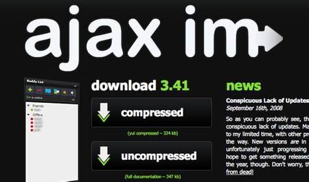 Ajax IM, mensajería instantánea para la intranet o web corporativa