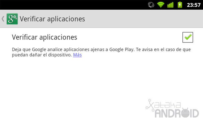 Verificar aplicaciones Android