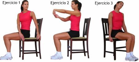 Estira tus músculos mientras trabajas