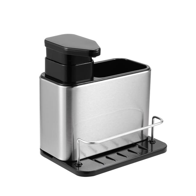 Dispensador de jabón negro DELINIA 