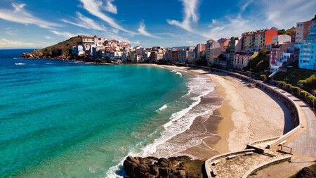 Pueblo Galicia Bonito Viajes Otoño Septiembre