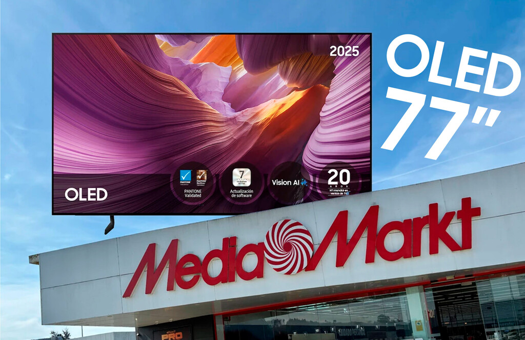 Lo nunca visto: una OLED Samsung de 77 pulgadas para montarte el cine en casa por poco más de 1.000 euros 
