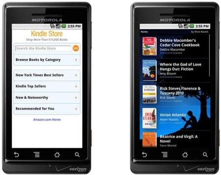 Kindle aparecerá en Android durante el verano