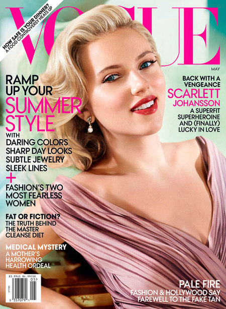 Scarlett Johansson o cómo hacer gala del glamour hollywoodiense en Vogue