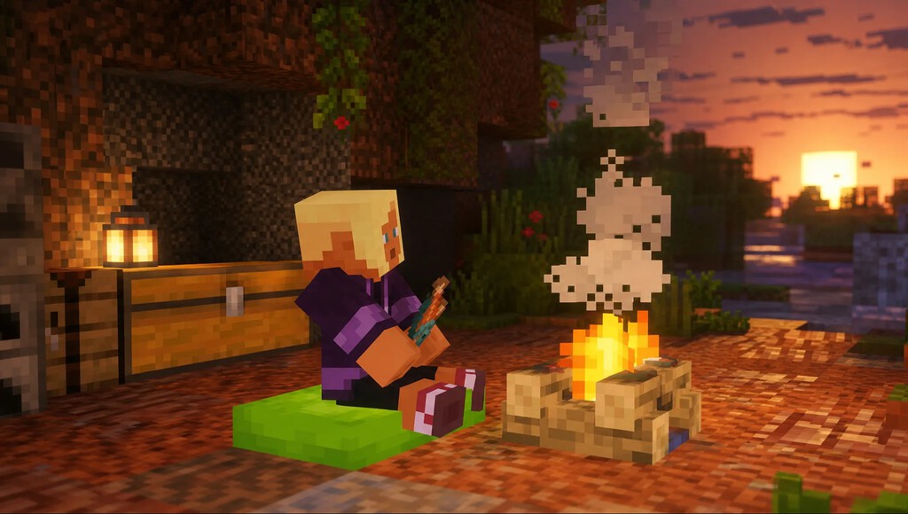 17 años después, al fin te podrás sentar en Minecraft 