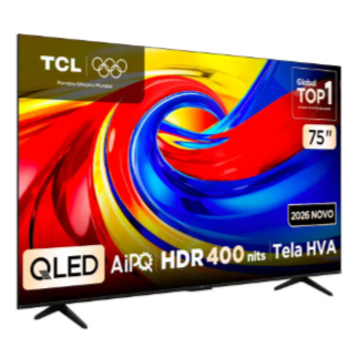 Smart Tv 75 4k Qled Google Tv Até 120hz Dolby Vision Atmos
