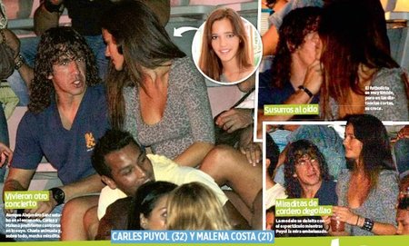 ¿Carles Puyol y Malena Costa?