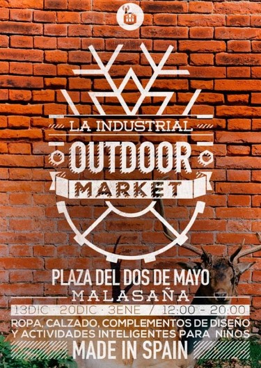 Se acerca la Navidad y llega La Industrial Outdoor Market a Malasaña