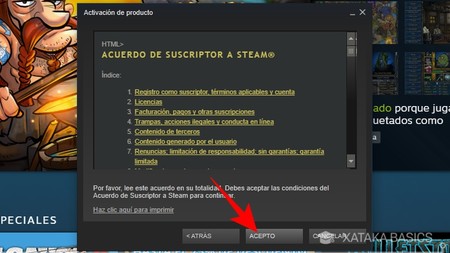 Acuerdo De Suscriptor De Steam