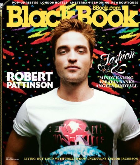 Robert Pattinson en la portada de la revista BlackBook