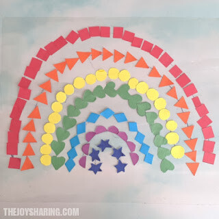 Shapes Rainbow Suncatcher