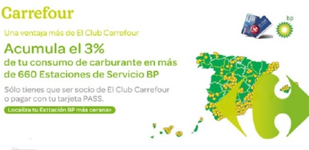 3% de descuento en BP por ser miembro de Club Carrefour