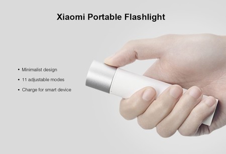 Linterna LED recargable Xiaomi, con Power Bank de 3350mAh, por sólo 15,95 euros con este cupón
