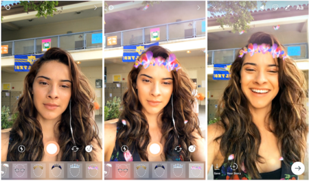 Instagram sigue con su particular lucha con Snapchat, llegan los filtros faciales y nuevas mejoras