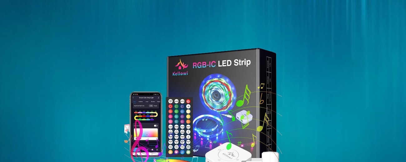 Tira Led Alexa Compatible Con Alexa Y Google RGB, 16 Millones De