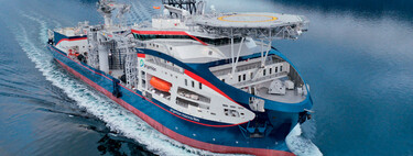 Tejer una inmensa red de cables submarinos por toda la Tierra parece material de ciencia ficción. No lo es si tienes este barco