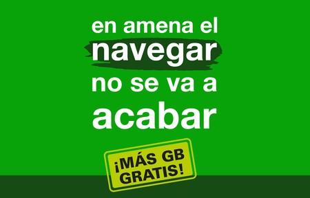 Amena extiende el extra de gigas en todas sus tarifas hasta el 31 de mayo