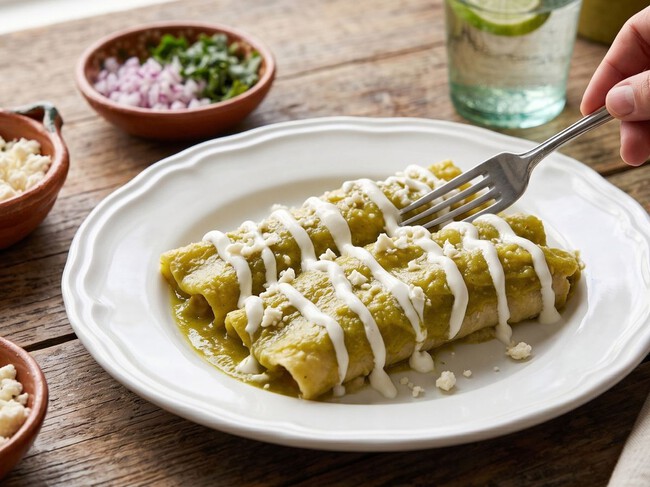 Enchiladas Verdes