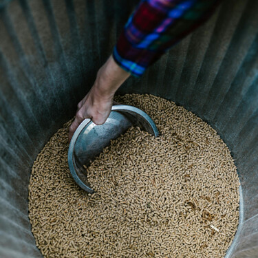 Si tienes una estufa de pellets deberías saber que el combustible almacenado desde el año pasado es casi inutilizable si no lo has guardado bien