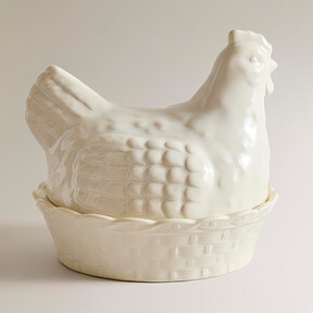 Zara vende un tarro de abuela en forma de gallina hecho de cerámica que pondrá el toque de nostalgia y además suma en decoración 