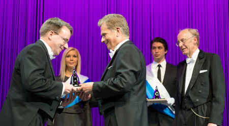 Linus Torvalds recibe el Millennium Technology Prize 2012