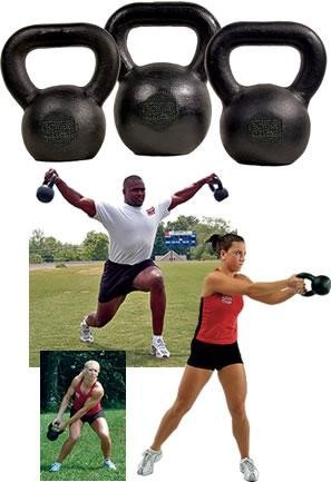 Entrenamiento con Kettlebells, las tradicionales pesas rusas
