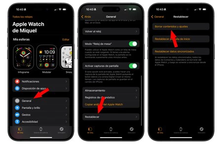 Apple Watchをリセットする