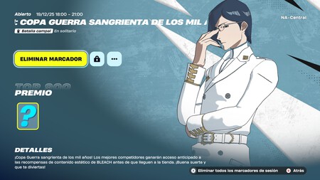 Bleach Cup Horarios Fortnite Mexico