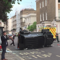 Video: Un Prius puede voltear un Brabus G500 4×4², sólo debe golpearlo en el lugar correcto
