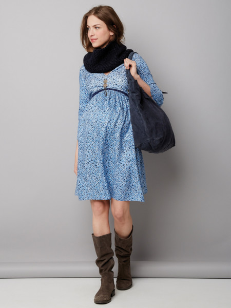 Vestido Premama Azul