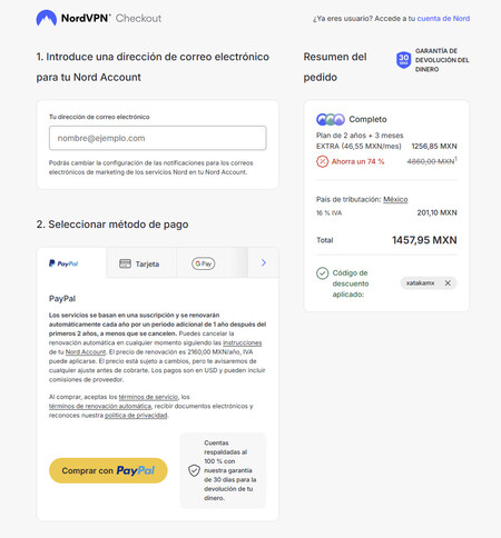 Plan Nord Vpn Mexico