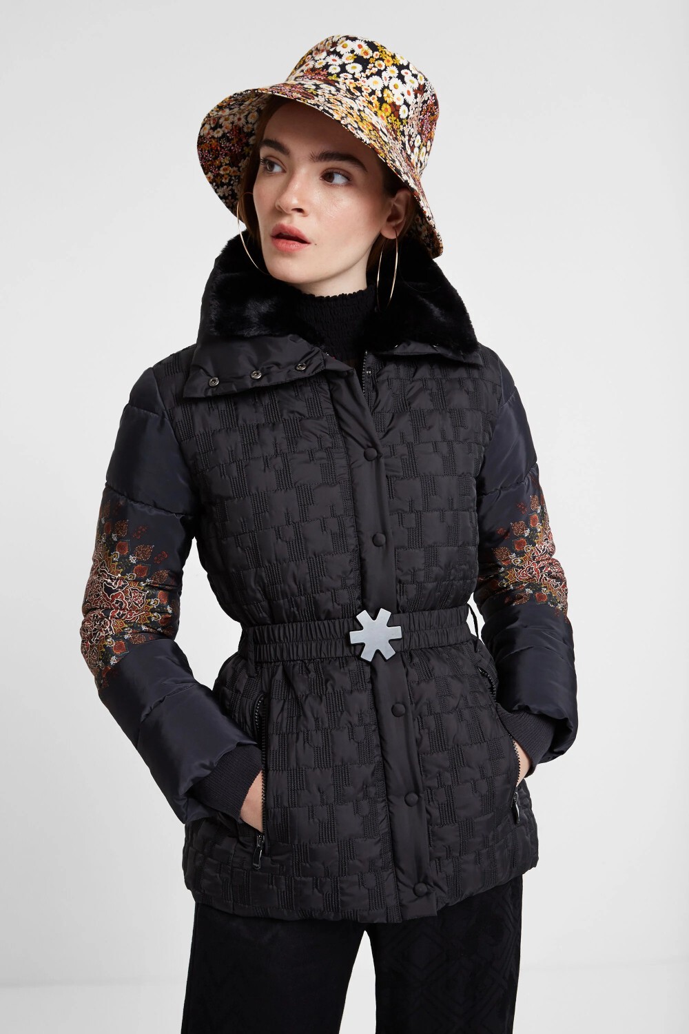 Abrigo Desigual Mujer Abrigo Rojo Desigual Chaqueta Desigual