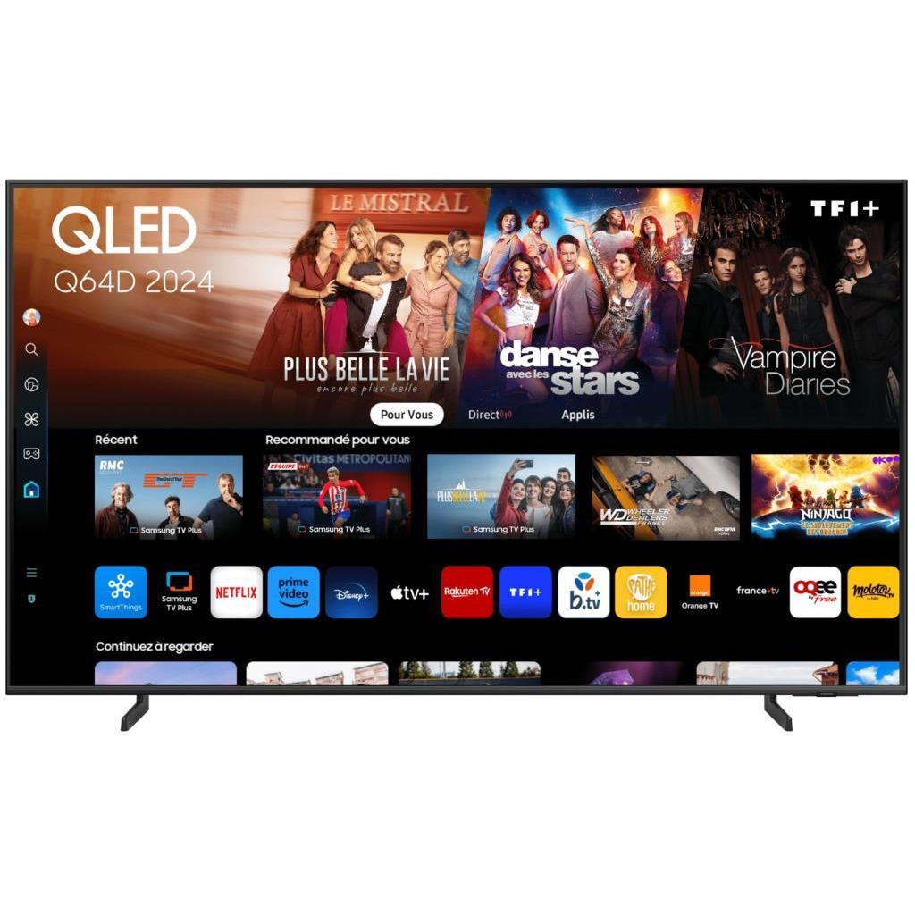 TV 65" QLED Samsung TQ65Q64D - 4K Ultra HD, Smart TV, HDR10+. Precio original: 649 €

