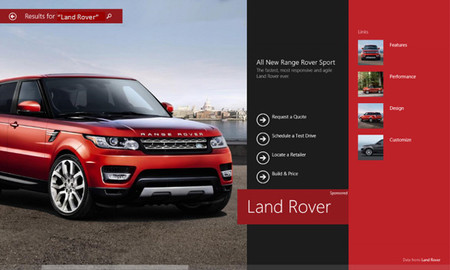 Microsoft prueba nuevos anuncios a pantalla completa para Bing Smart Search en Windows 8.1